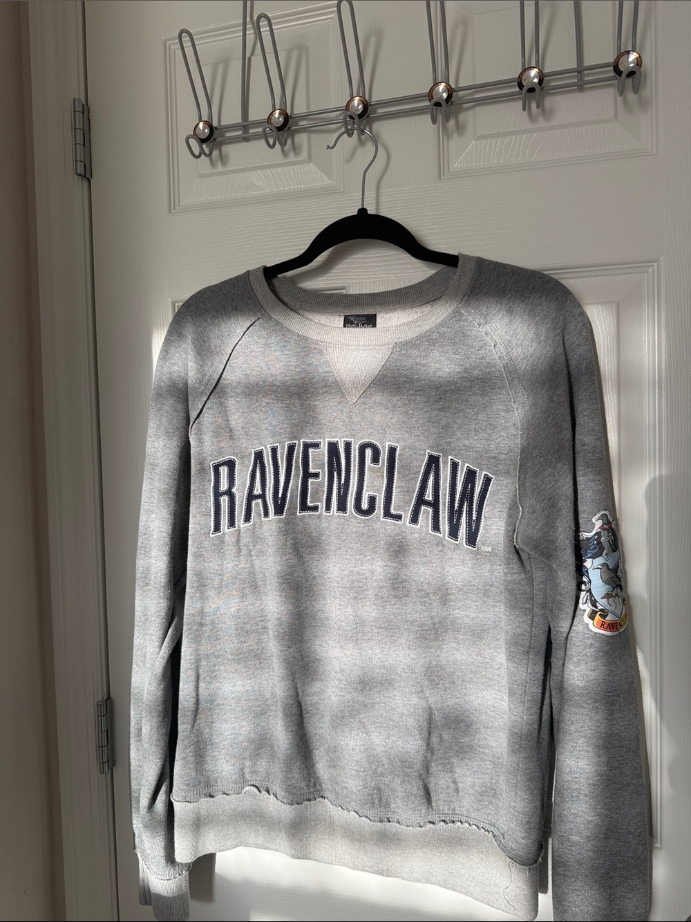 Ravenclaw Gray Crewneck Sweatshirt - Collegiate Crewneck